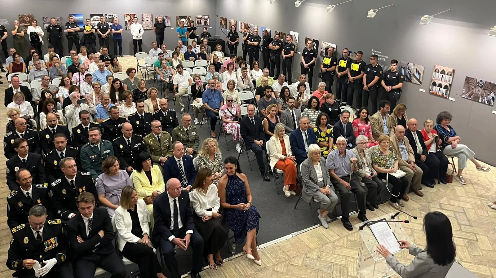 Festividad de la Exaltación de la Santa Cruz de la Policía Local de Huesca. Foto Mercedes Manterola