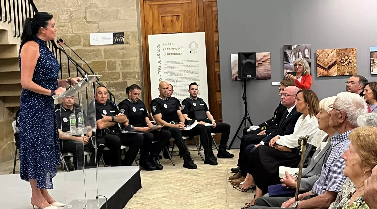 Festividad de la Exaltación de la Santa Cruz de la Policía Local de Huesca. Foto Mercedes Manterola