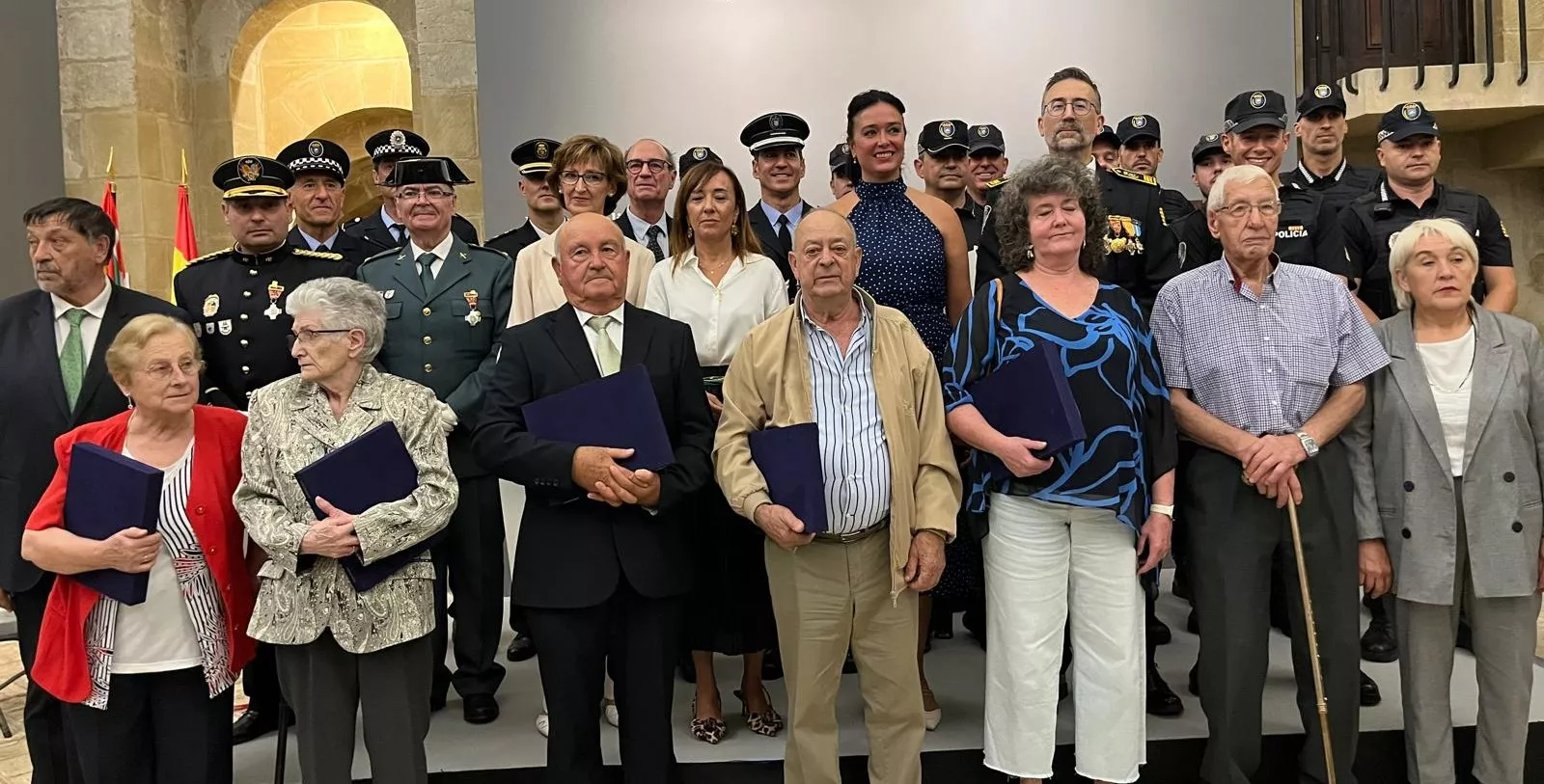 Festividad de la Exaltación de la Santa Cruz de la Policía Local de Huesca. Foto Mercedes Manterola