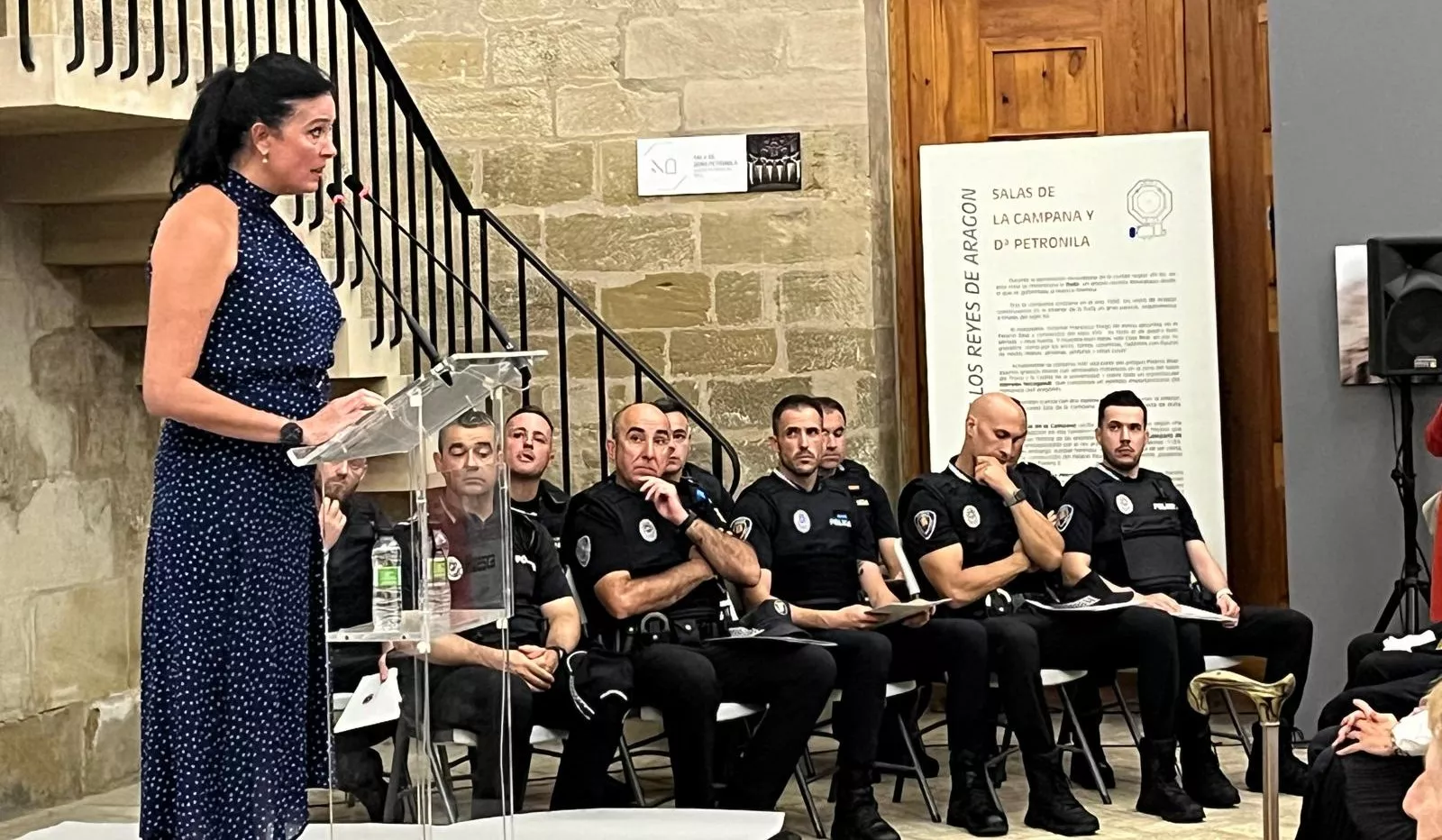 Festividad de la Exaltación de la Santa Cruz de la Policía Local de Huesca. Foto Mercedes Manterola