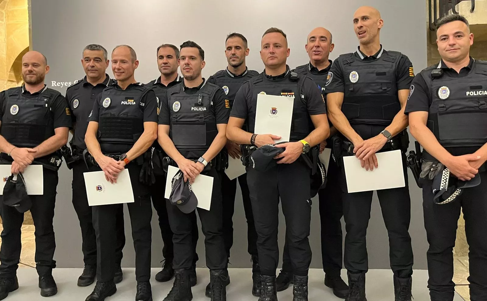 Festividad de la Exaltación de la Santa Cruz de la Policía Local de Huesca. Foto Mercedes Manterola