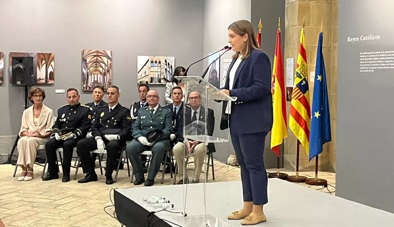 Festividad de la Exaltación de la Santa Cruz de la Policía Local de Huesca. Foto Mercedes Manterola