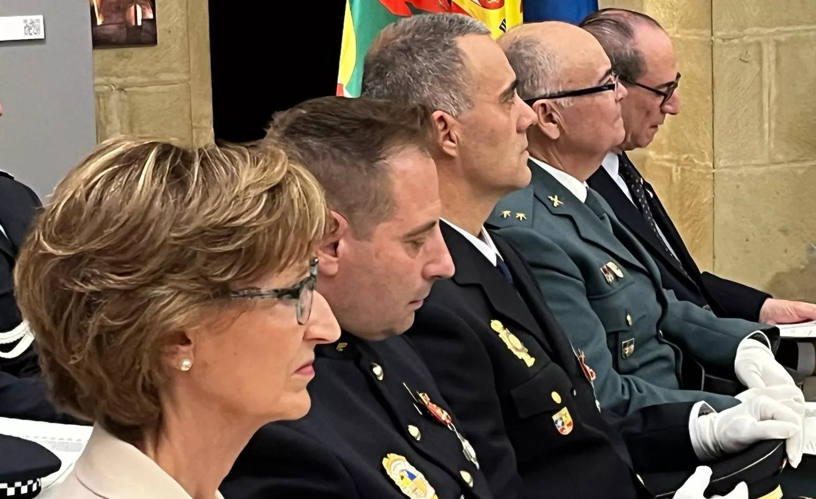 Festividad de la Exaltación de la Santa Cruz de la Policía Local de Huesca. Foto Mercedes Manterola