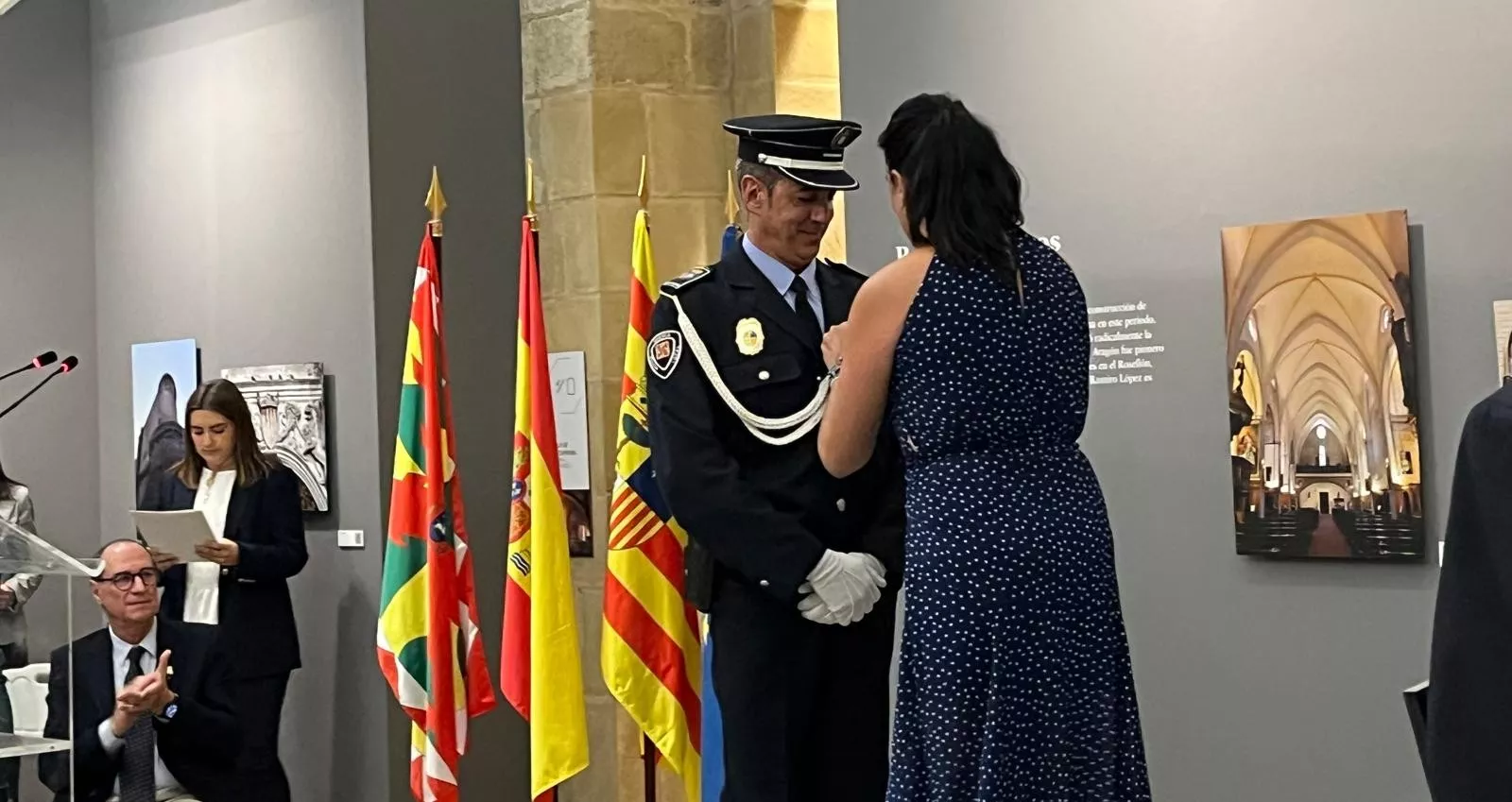 Festividad de la Exaltación de la Santa Cruz de la Policía Local de Huesca. Foto Mercedes Manterola