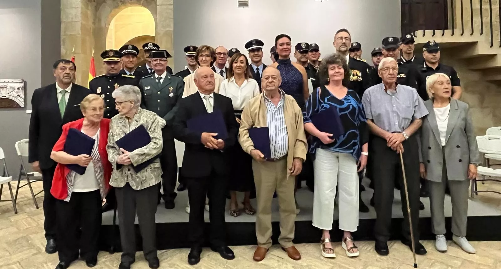 Festividad de la Exaltación de la Santa Cruz de la Policía Local de Huesca. Foto Mercedes Manterola