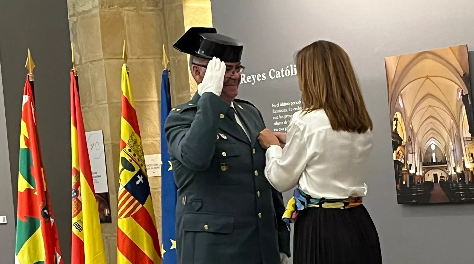 Festividad de la Exaltación de la Santa Cruz de la Policía Local de Huesca. Foto Mercedes Manterola