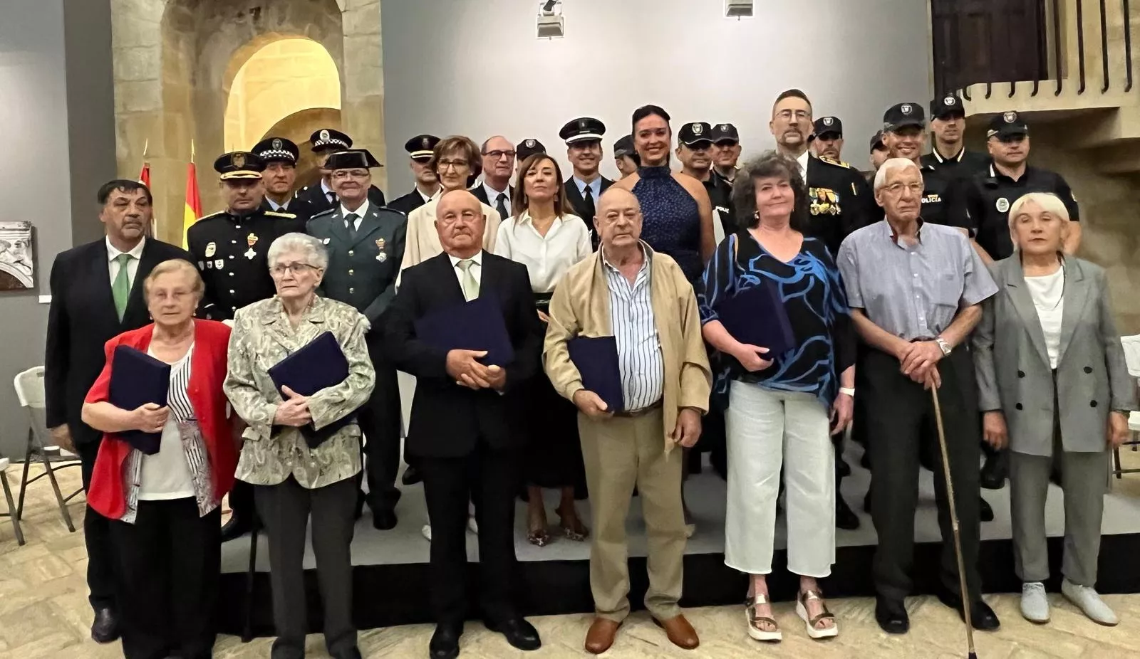 Festividad de la Exaltación de la Santa Cruz de la Policía Local de Huesca. Foto Mercedes Manterola