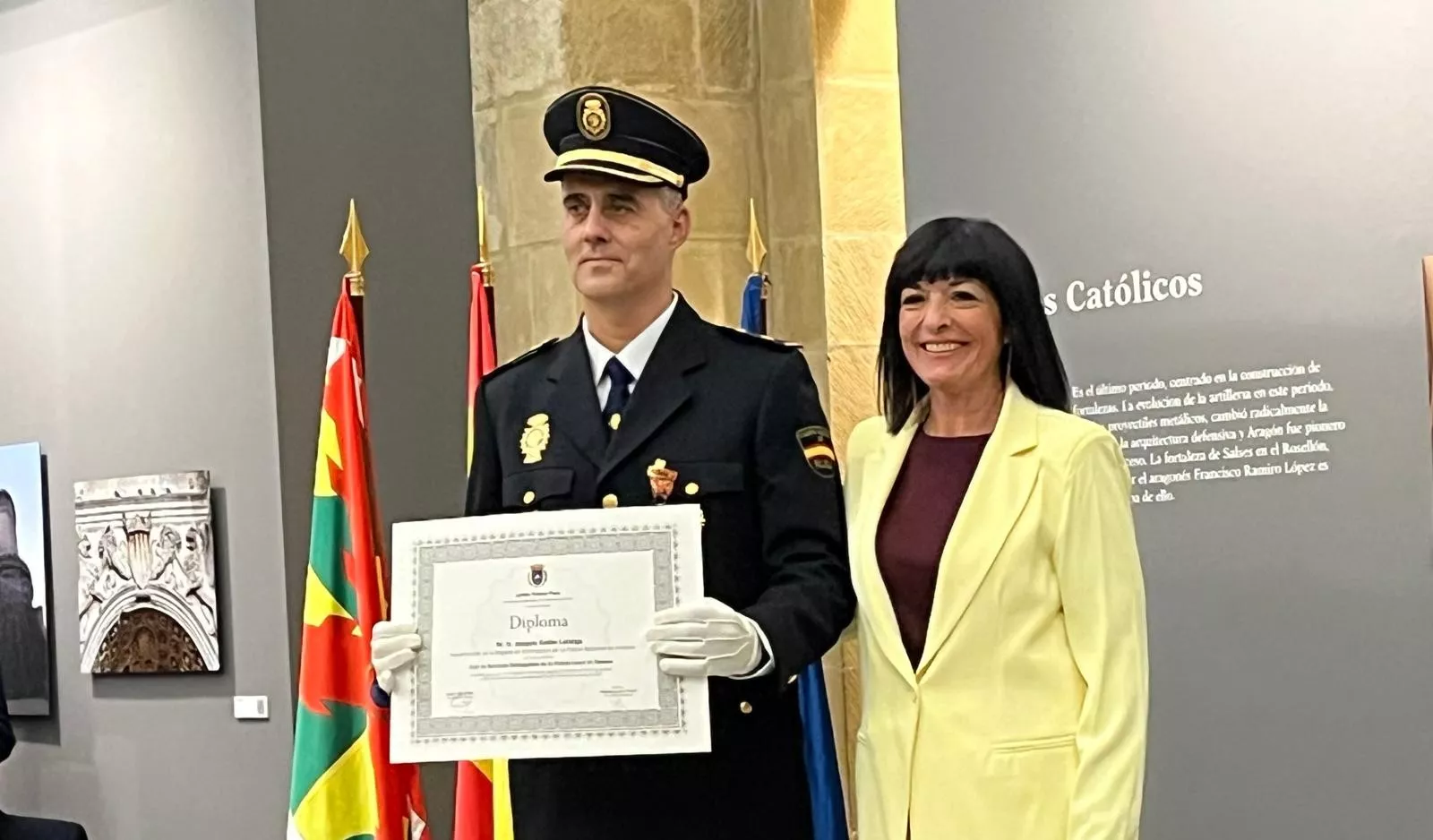 Festividad de la Exaltación de la Santa Cruz de la Policía Local de Huesca. Foto Mercedes Manterola