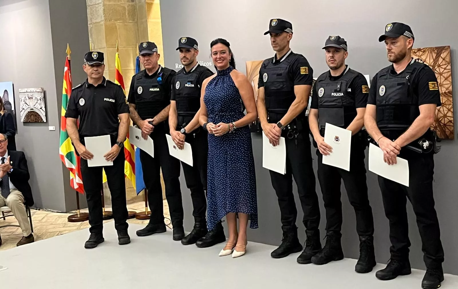 Festividad de la Exaltación de la Santa Cruz de la Policía Local de Huesca. Foto Mercedes Manterola