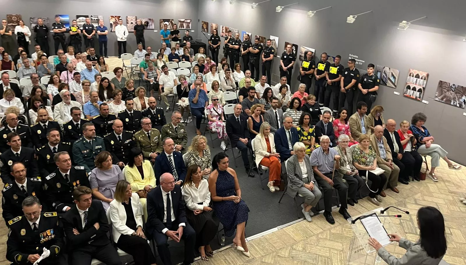 Festividad de la Exaltación de la Santa Cruz de la Policía Local de Huesca. Foto Mercedes Manterola