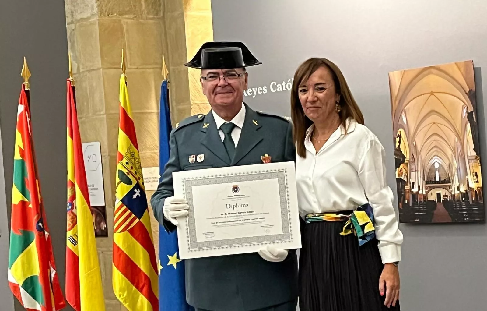 Festividad de la Exaltación de la Santa Cruz de la Policía Local de Huesca. Foto Mercedes Manterola