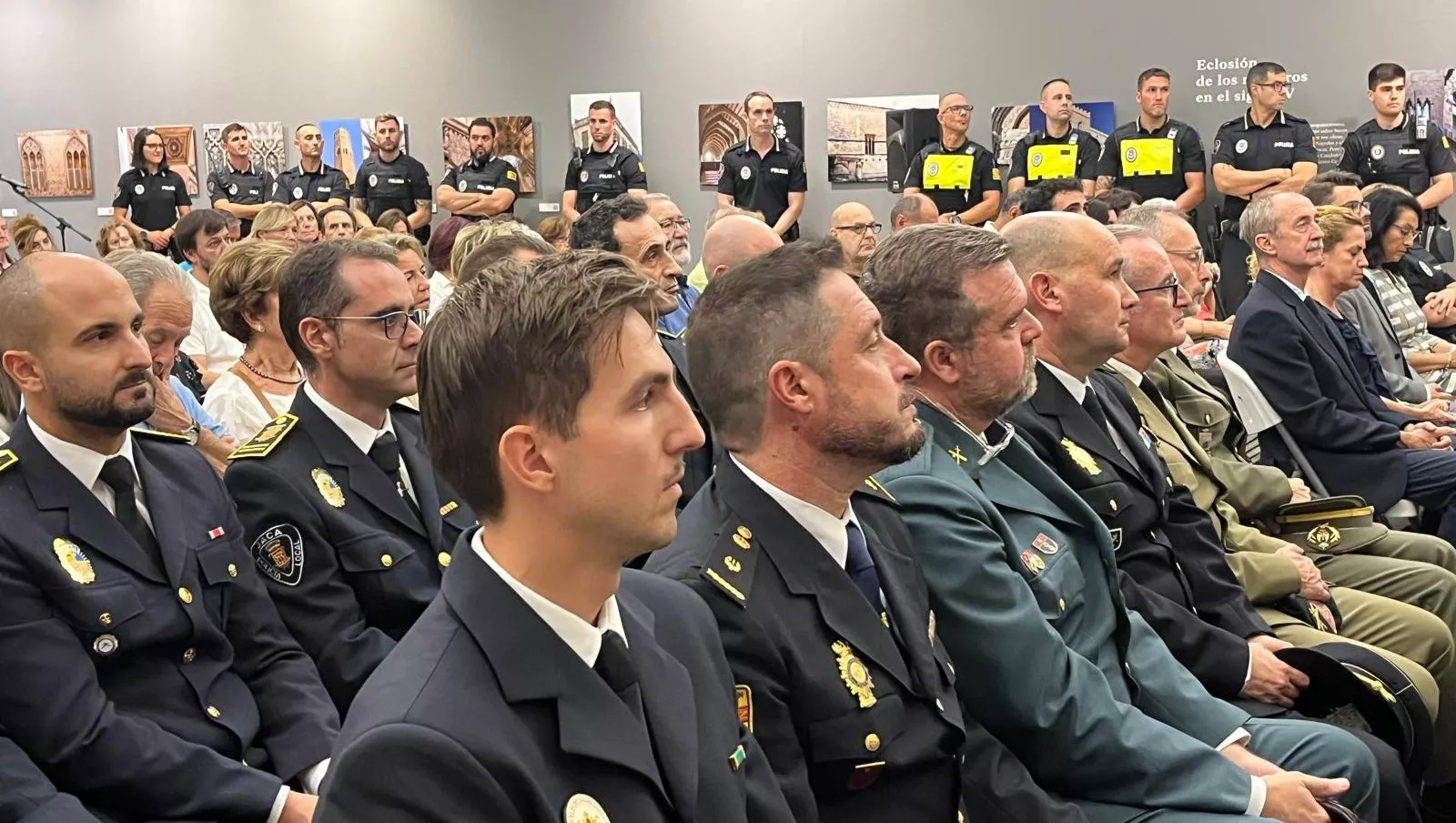 Festividad de la Exaltación de la Santa Cruz de la Policía Local de Huesca. Foto Mercedes Manterola