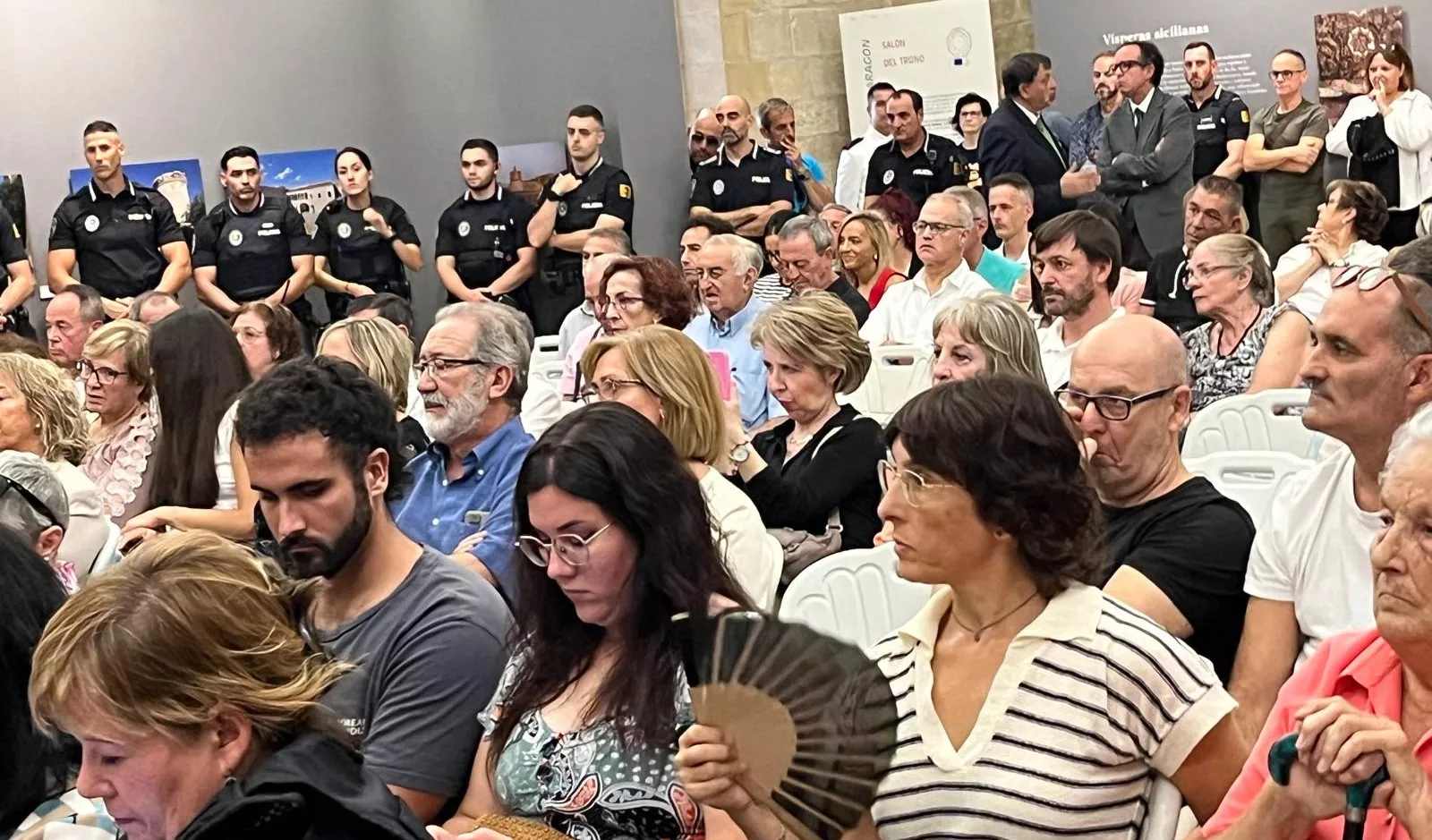 Festividad de la Exaltación de la Santa Cruz de la Policía Local de Huesca. Foto Mercedes Manterola