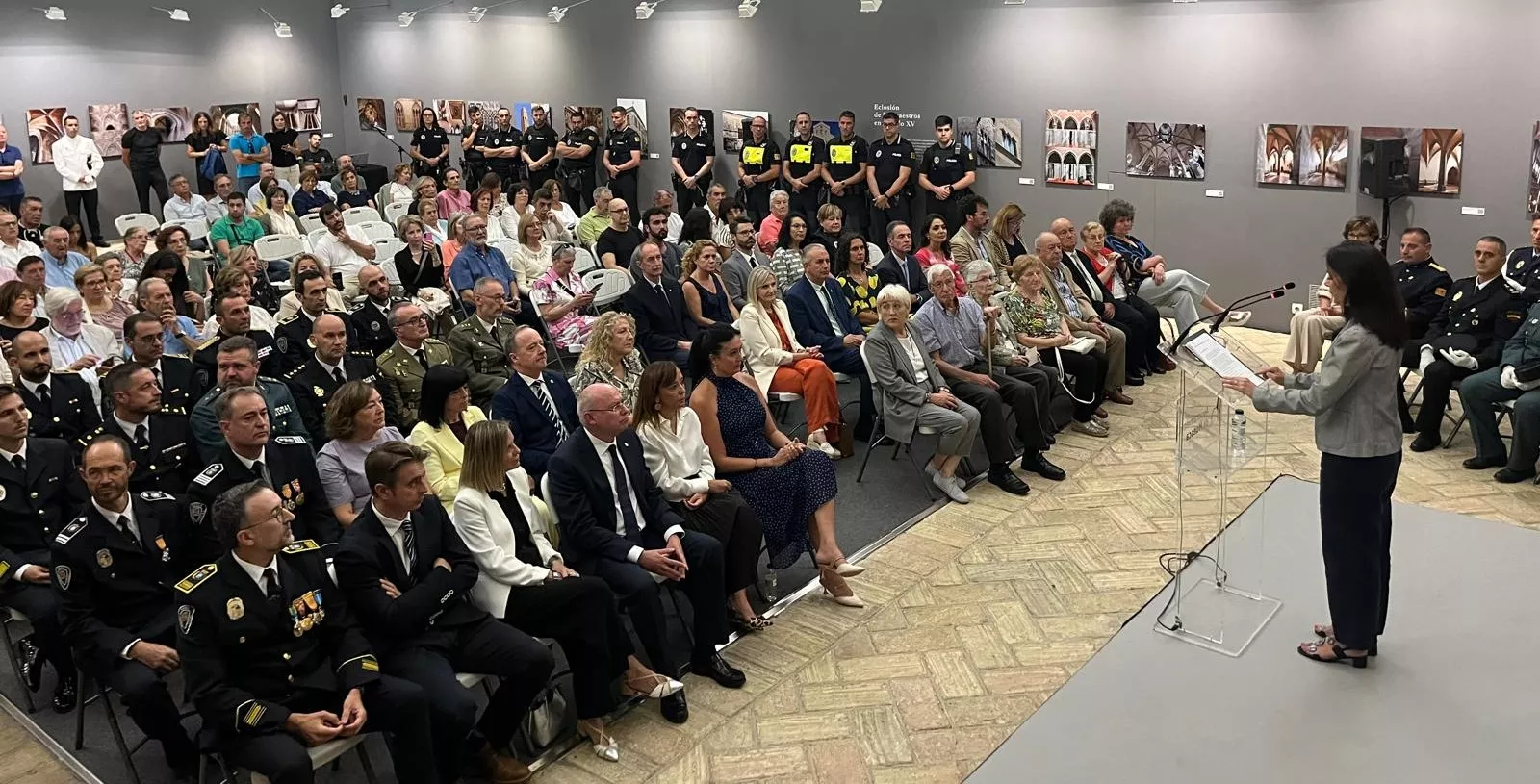 Festividad de la Exaltación de la Santa Cruz de la Policía Local de Huesca. Foto Mercedes Manterola