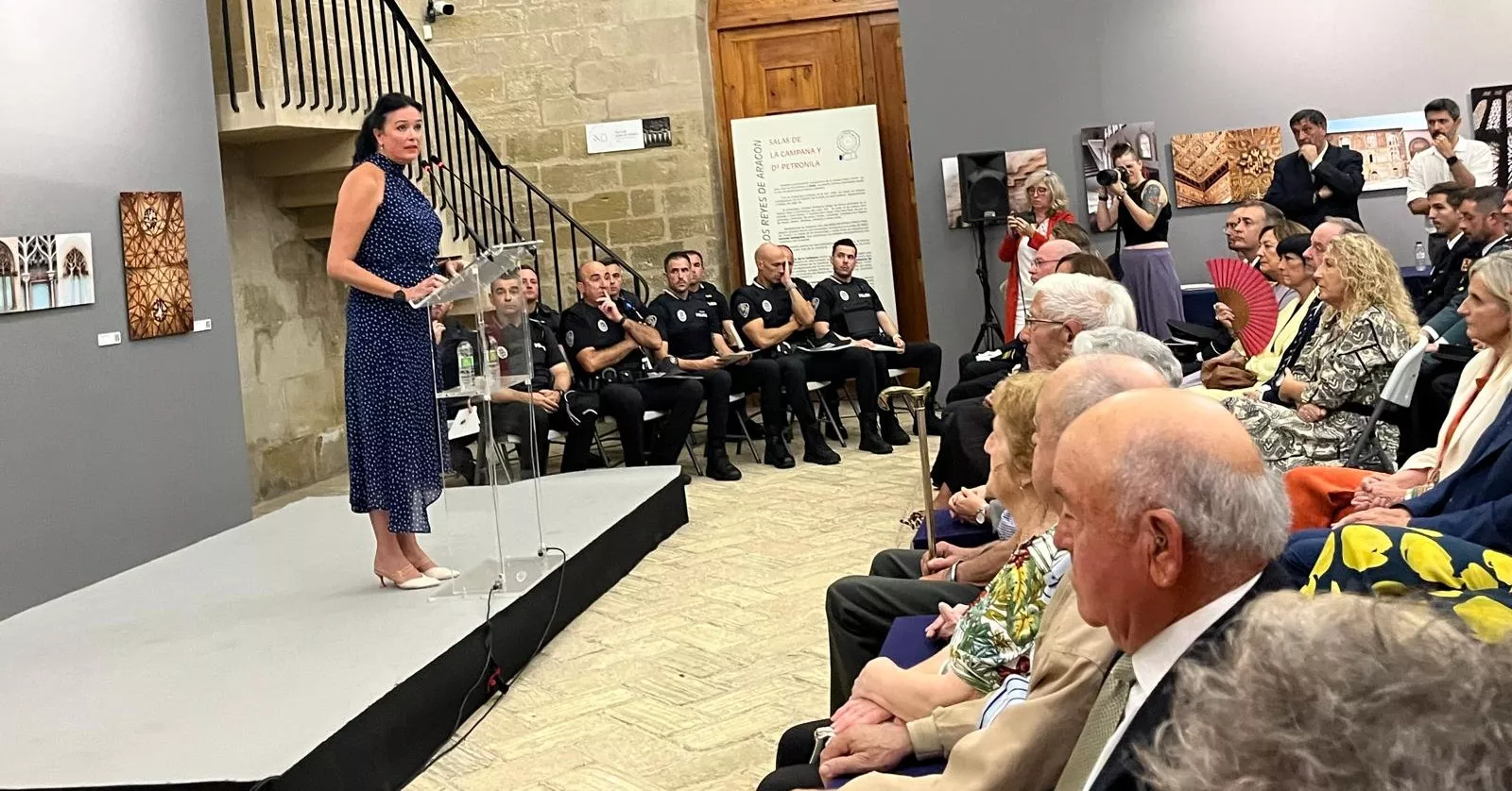 Festividad de la Exaltación de la Santa Cruz de la Policía Local de Huesca. Foto Mercedes Manterola