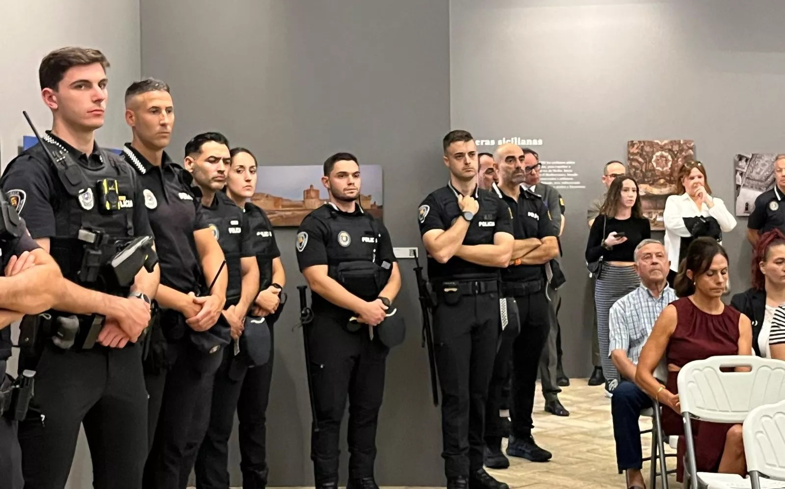 Festividad de la Exaltación de la Santa Cruz de la Policía Local de Huesca. Foto Mercedes Manterola