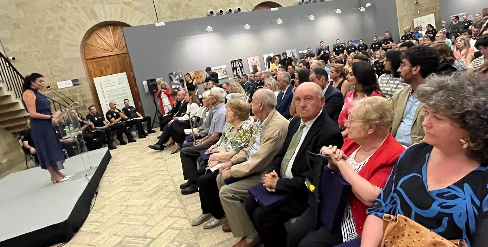 Festividad de la Exaltación de la Santa Cruz de la Policía Local de Huesca. Foto Mercedes Manterola