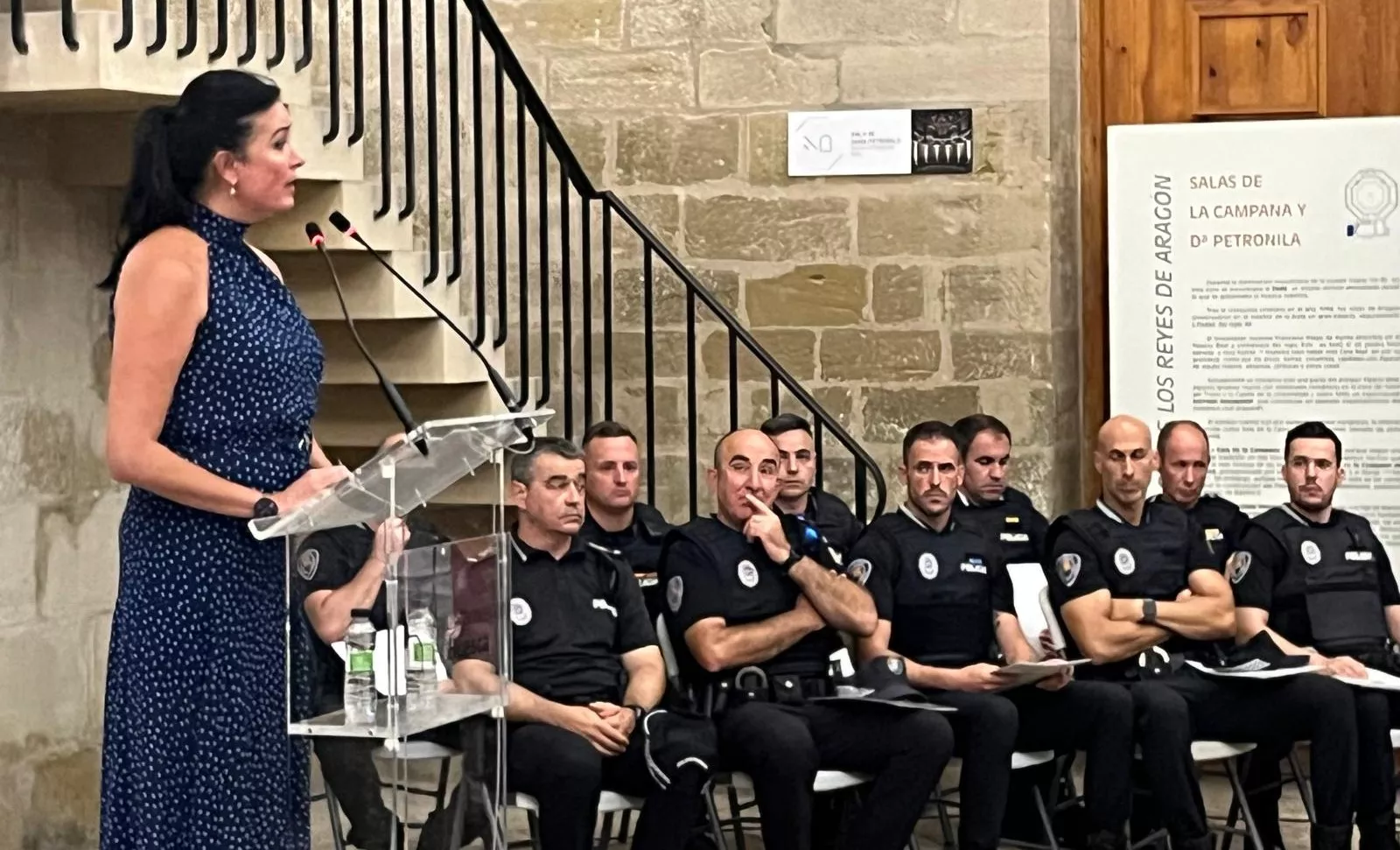 Festividad de la Exaltación de la Santa Cruz de la Policía Local de Huesca. Foto Mercedes Manterola