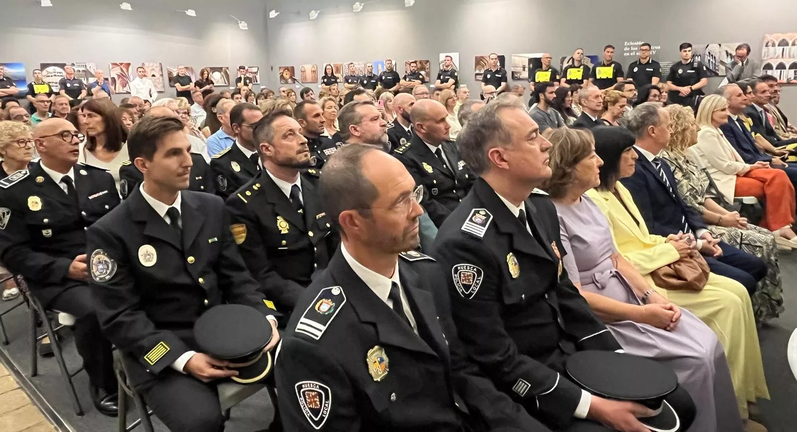 Festividad de la Exaltación de la Santa Cruz de la Policía Local de Huesca. Foto Mercedes Manterola