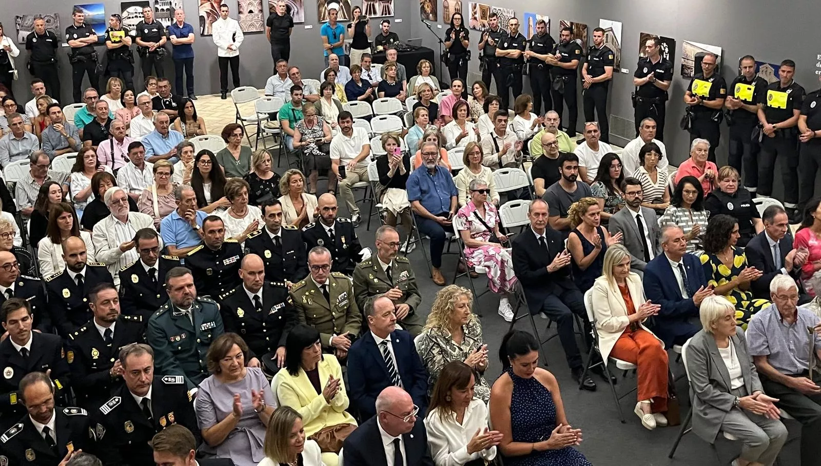 Festividad de la Exaltación de la Santa Cruz de la Policía Local de Huesca. Foto Mercedes Manterola