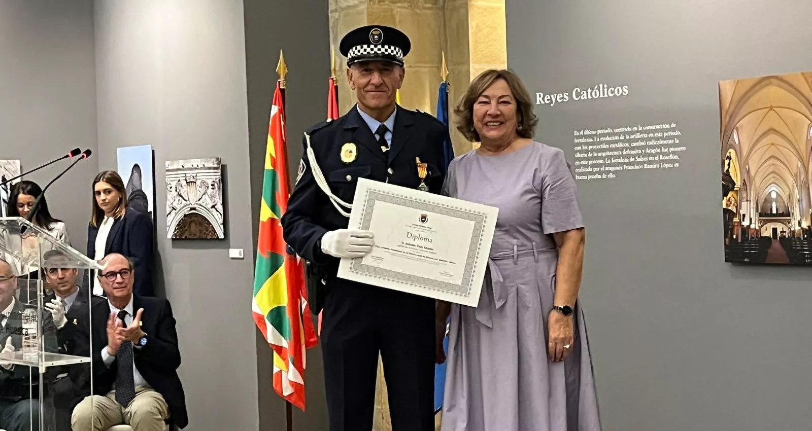 Festividad de la Exaltación de la Santa Cruz de la Policía Local de Huesca. Foto Mercedes Manterola
