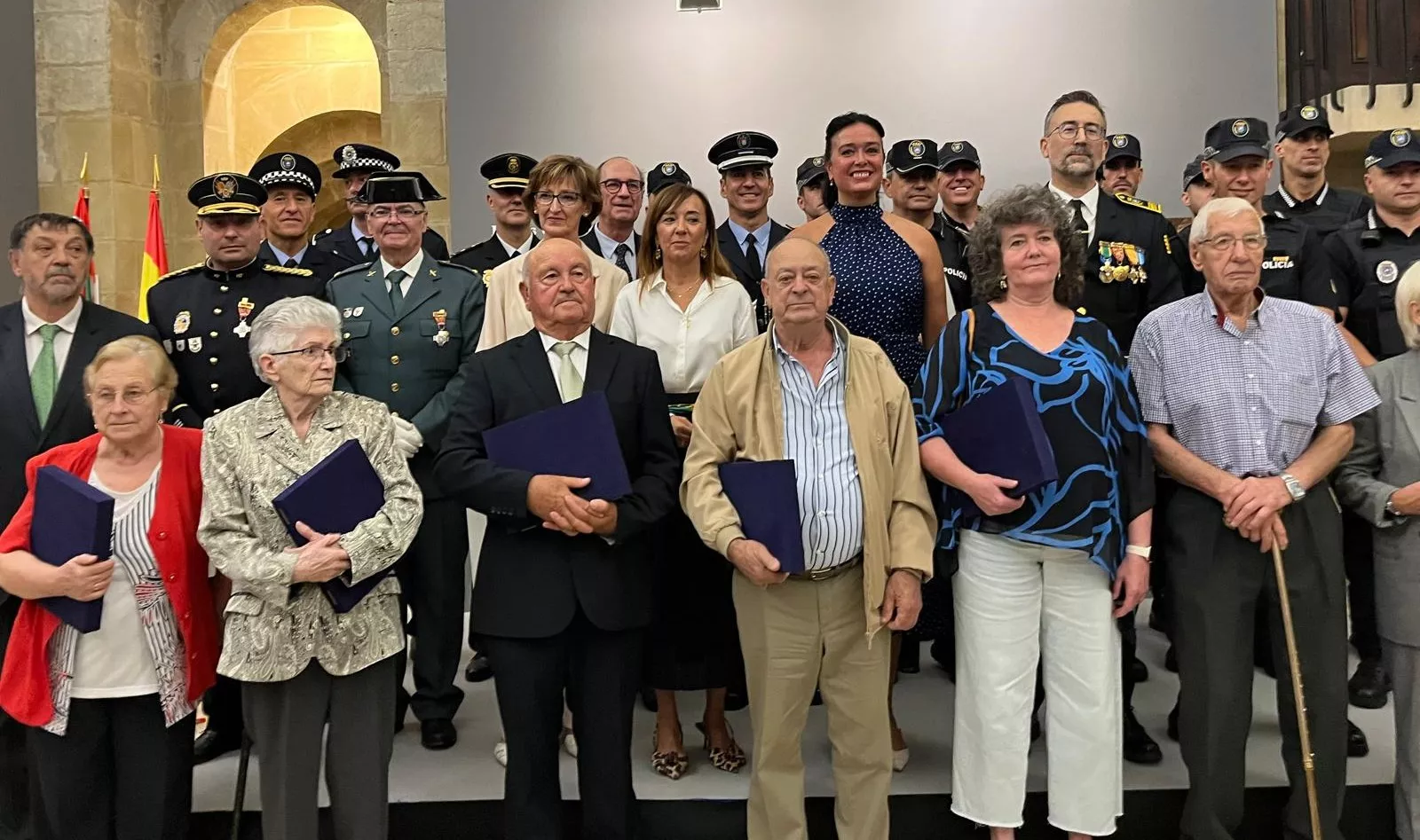 Festividad de la Exaltación de la Santa Cruz de la Policía Local de Huesca. Foto Mercedes Manterola