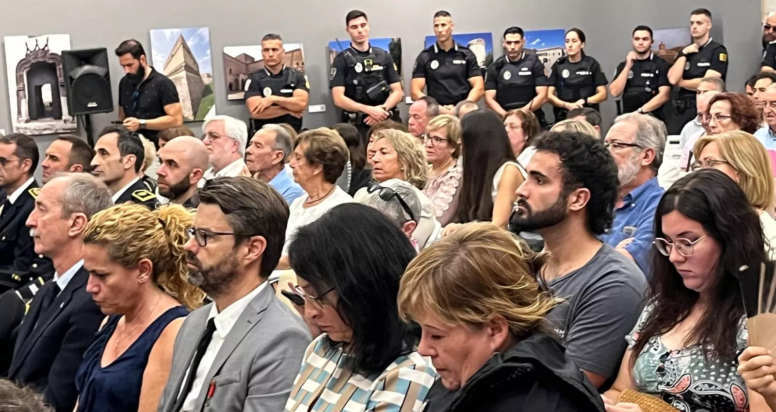 Festividad de la Exaltación de la Santa Cruz de la Policía Local de Huesca. Foto Mercedes Manterola