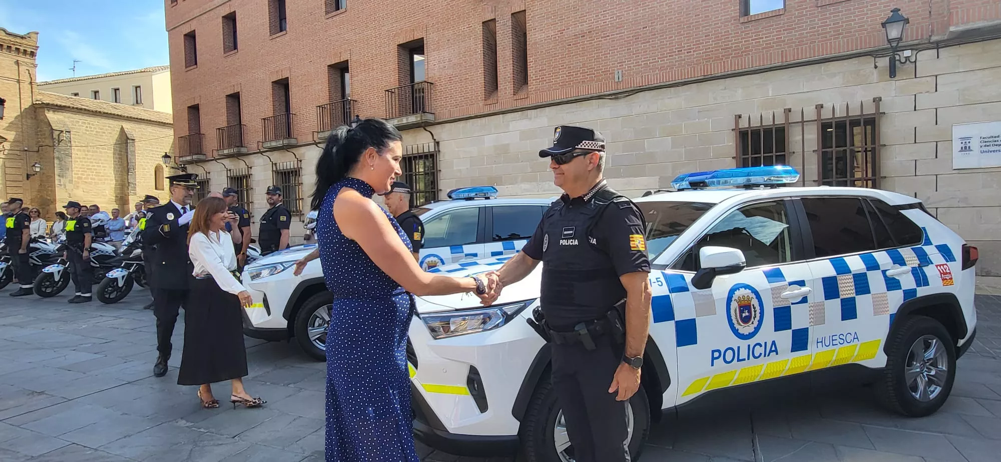 Festividad de la Exaltación de la Santa Cruz de la Policía Local de Huesca. Foto Mercedes Manterola