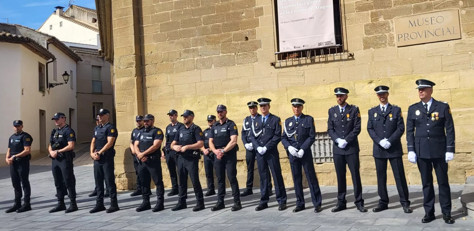Festividad de la Exaltación de la Santa Cruz de la Policía Local de Huesca. Foto Mercedes Manterola