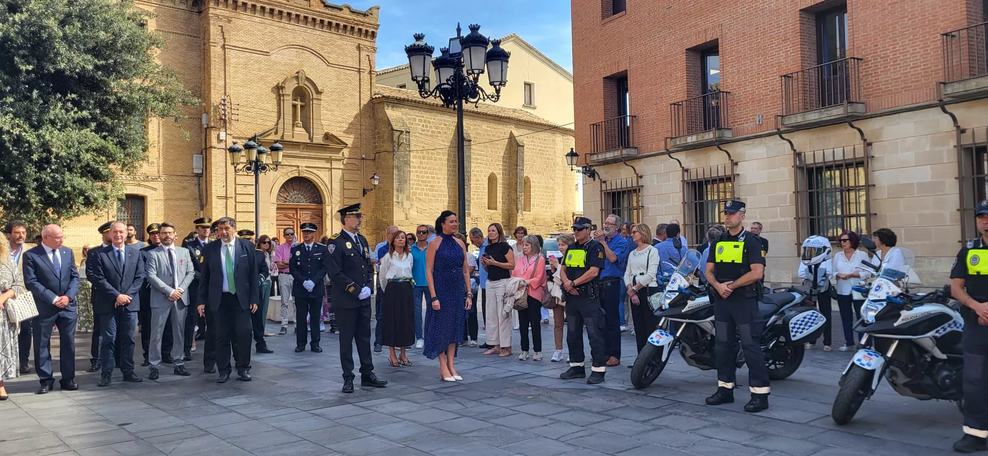Festividad de la Exaltación de la Santa Cruz de la Policía Local de Huesca. Foto Mercedes Manterola