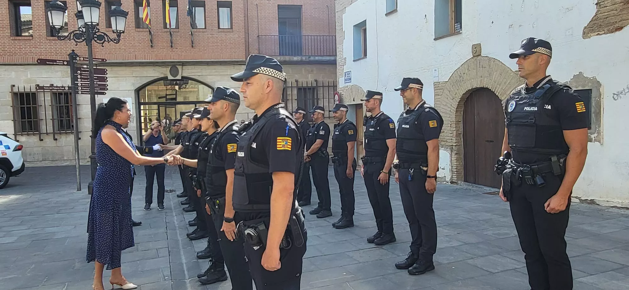 Festividad de la Exaltación de la Santa Cruz de la Policía Local de Huesca. Foto Mercedes Manterola