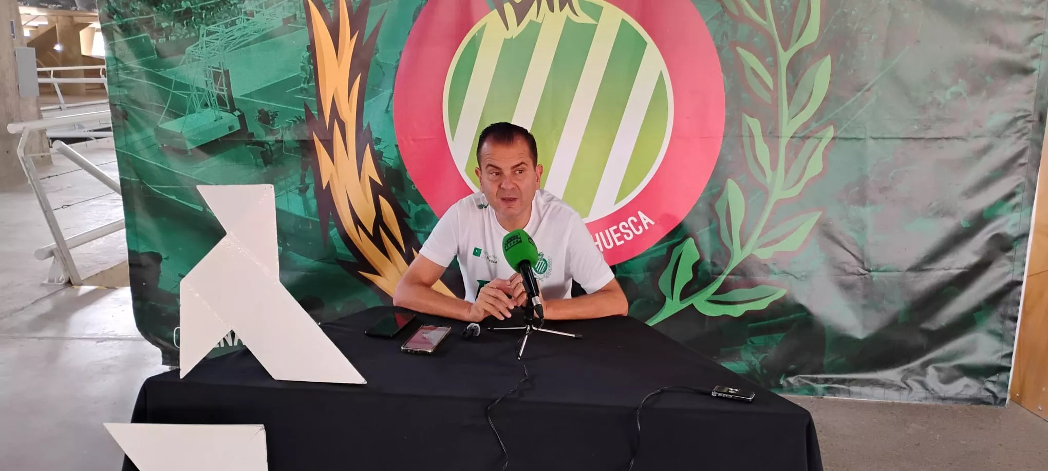Rafa Sanz, entrenador de Lobe Huesca la Magia