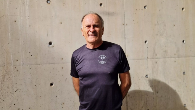 Claude Llena, en Huesca. Foto Myriam Martínez Claude Llena, en Huesca. Foto Myriam Martínez