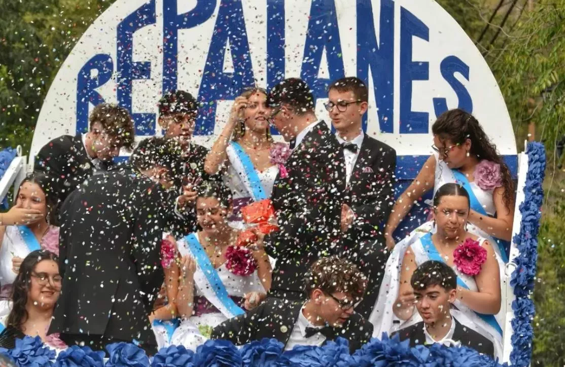 Comienzo de las fiestas de Graus. Foto Renate Rozeboom