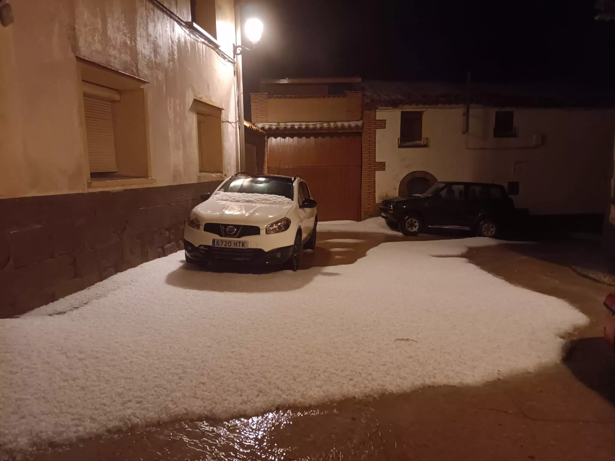 Granizadas en Somontano, Litera y La Hoya. Foto Asaja Huesca