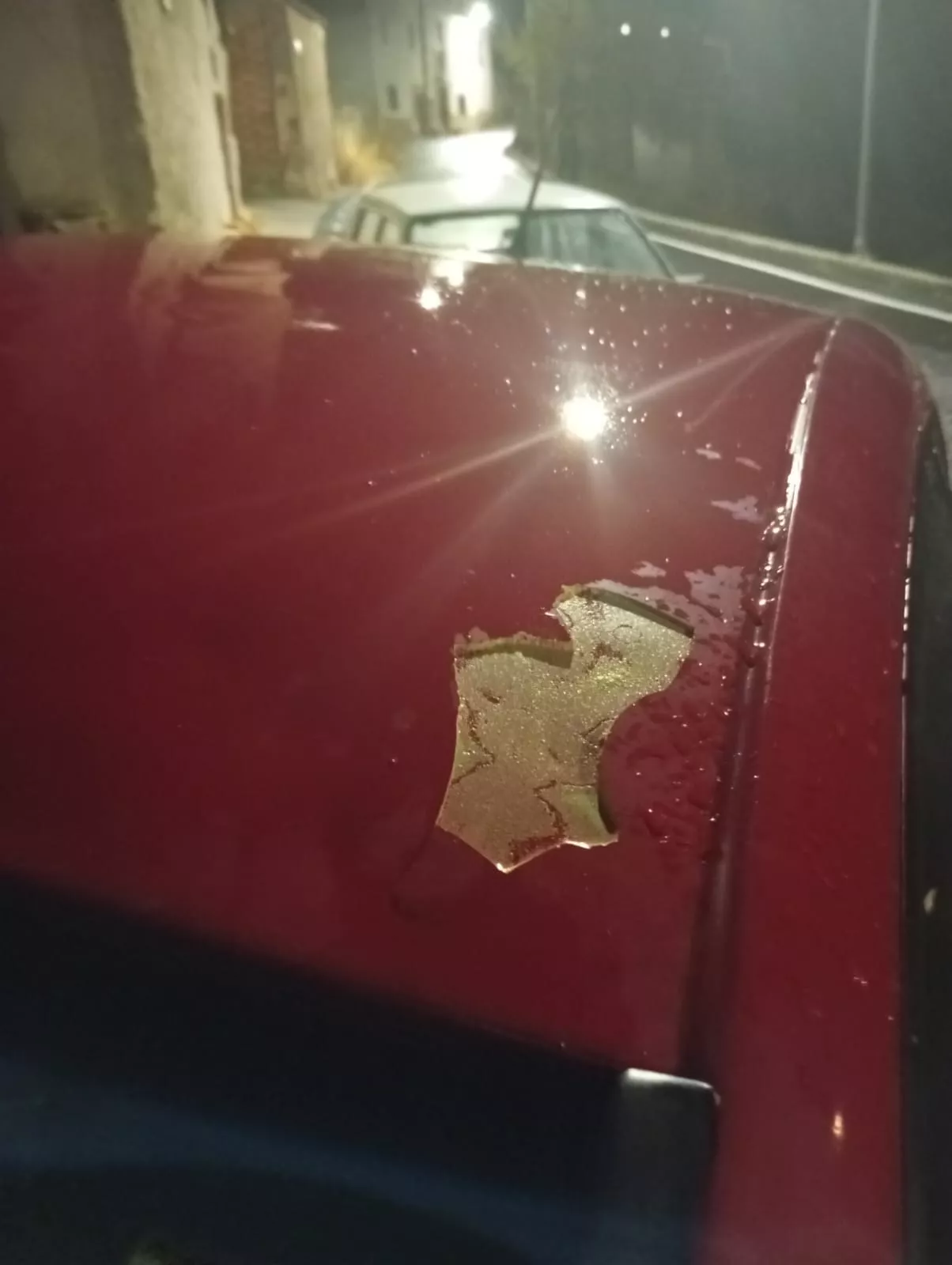 Granizadas en Somontano, Litera y La Hoya. Foto Asaja Huesca