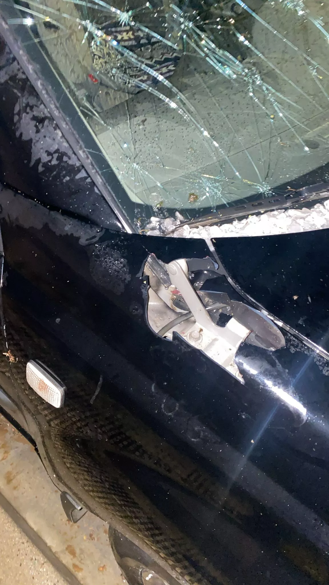 Granizadas en Somontano, Litera y La Hoya. Foto Asaja Huesca