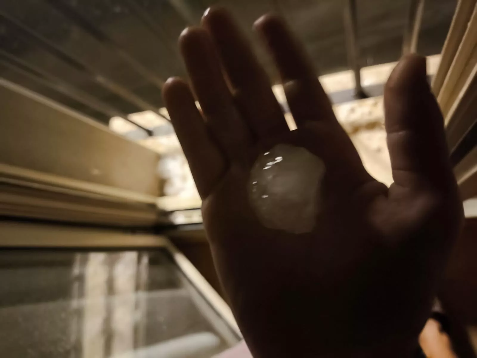 Granizadas en Somontano, Litera y La Hoya. Foto Asaja Huesca