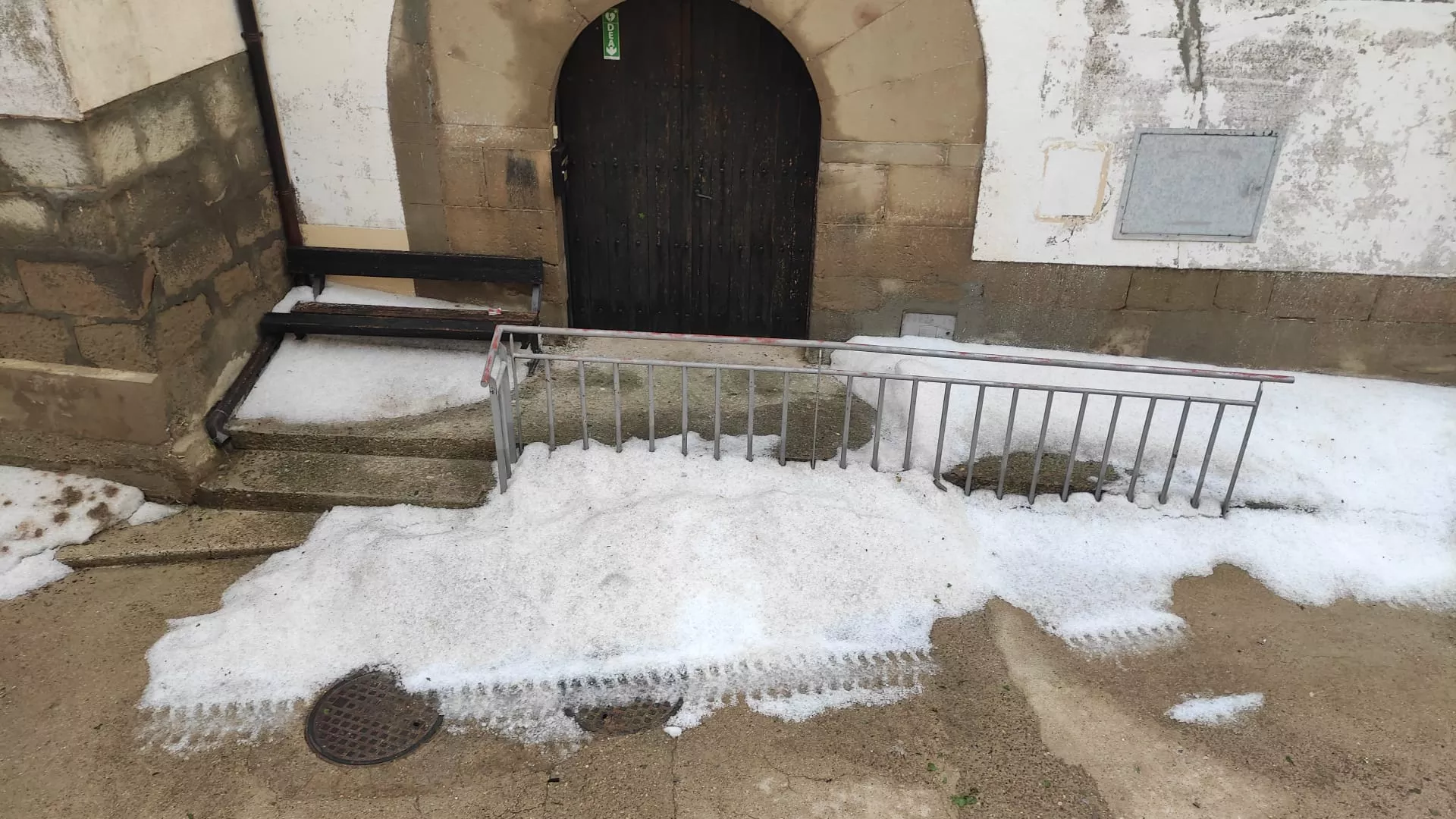 Granizadas en Somontano, Litera y La Hoya. Foto Fernando Paúles