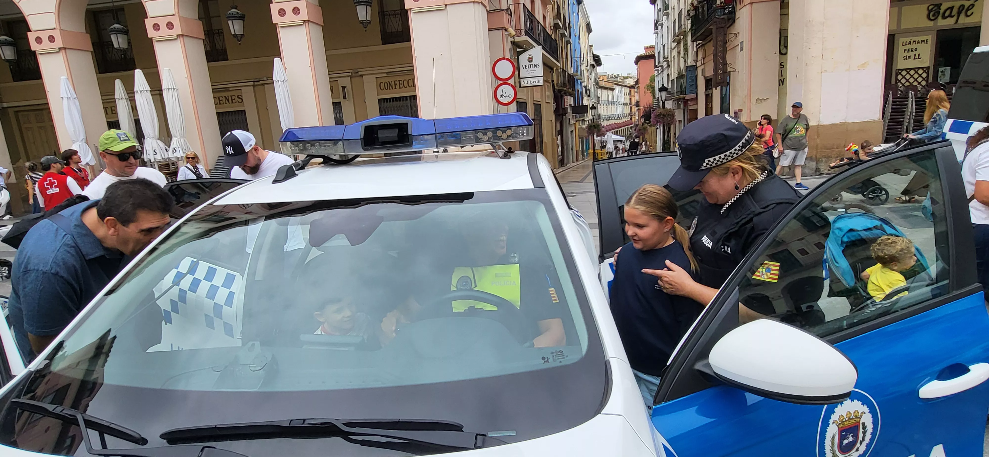 Feria de los Primeros Auxilios y Emergencias en Huesca. Foto Mercedes Manterola