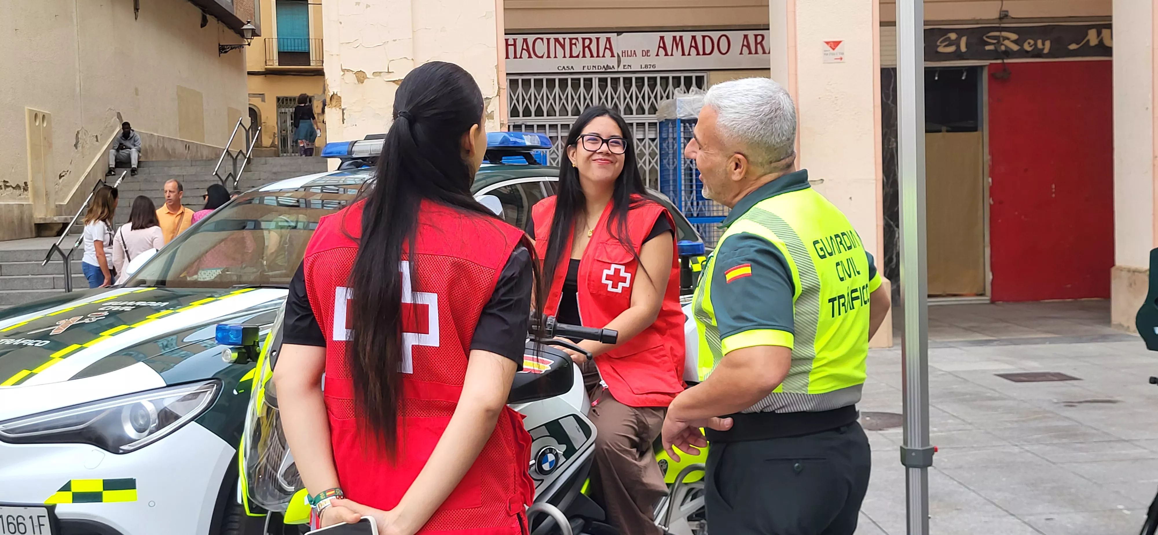 Feria de los Primeros Auxilios y Emergencias en Huesca. Foto Mercedes Manterola