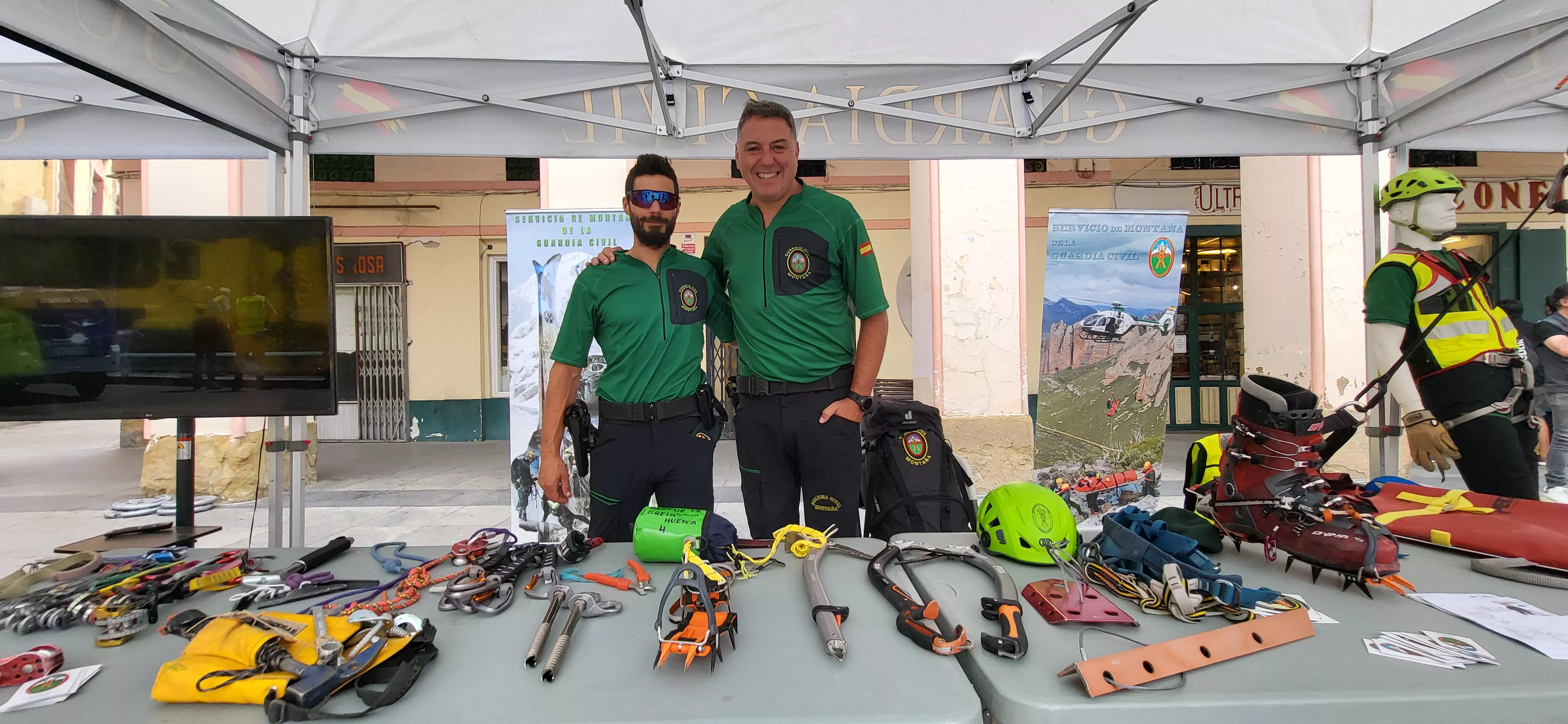 Feria de los Primeros Auxilios y Emergencias en Huesca. Foto Mercedes Manterola