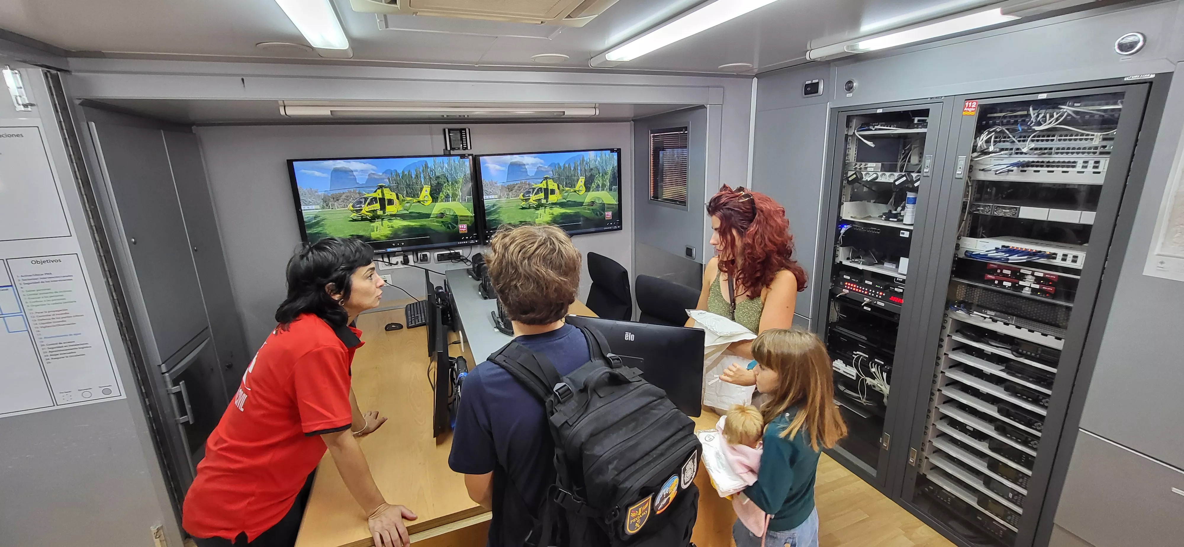 Feria de los Primeros Auxilios y Emergencias en Huesca. Foto Mercedes Manterola