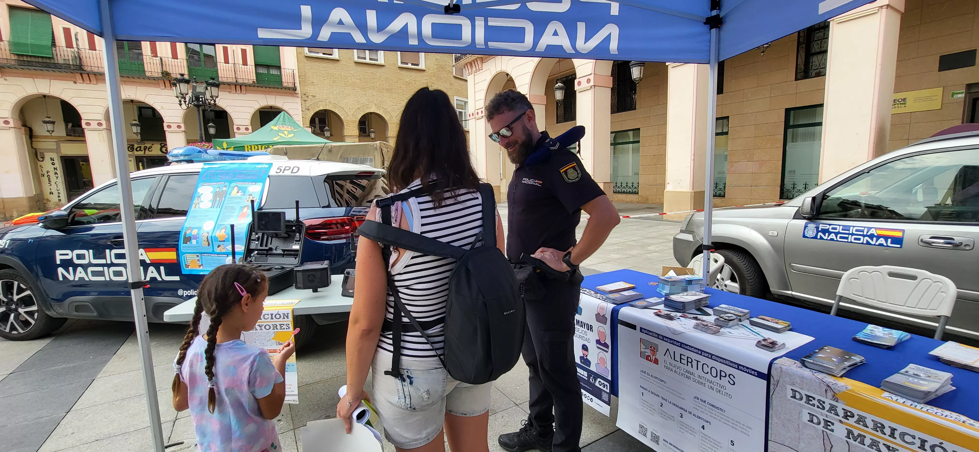 Feria de los Primeros Auxilios y Emergencias en Huesca. Foto Mercedes Manterola
