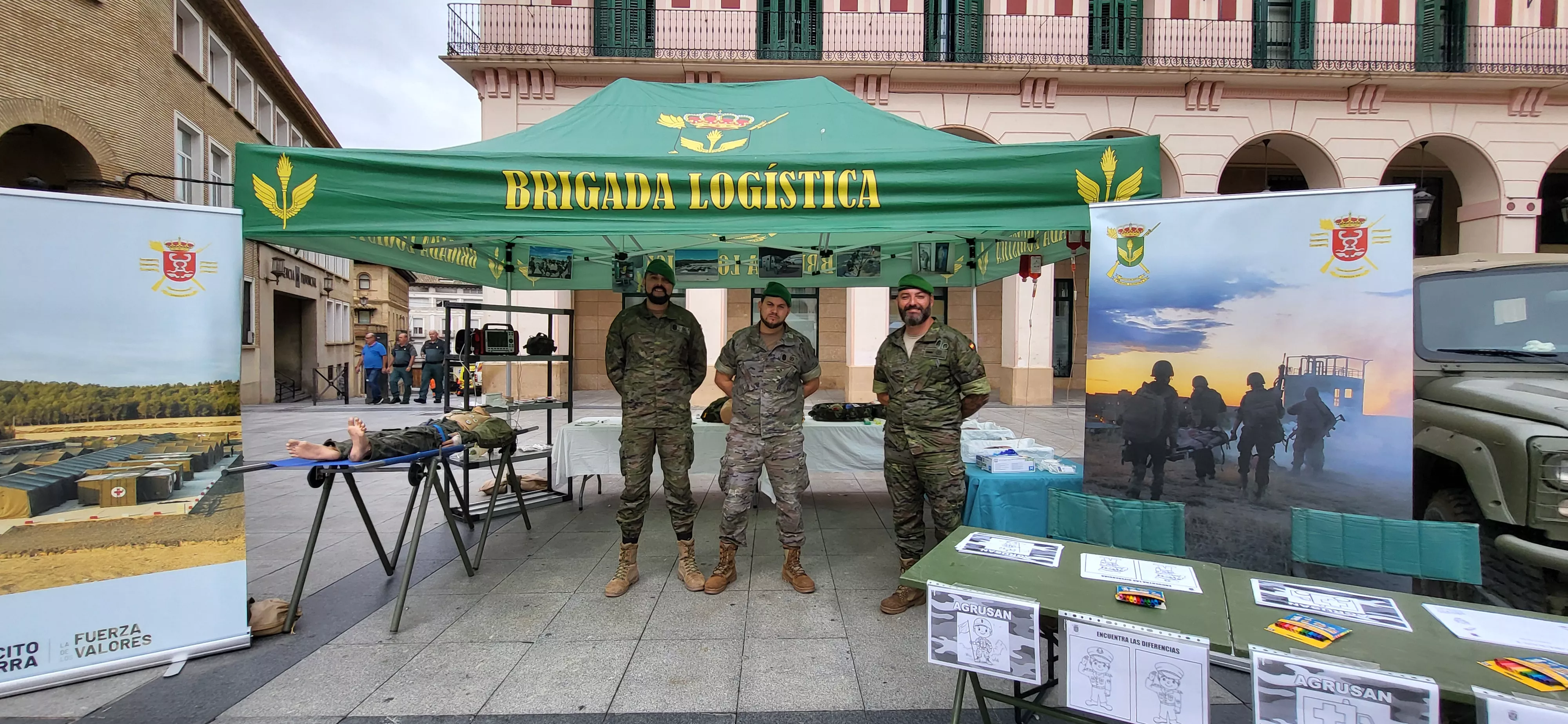 Feria de los Primeros Auxilios y Emergencias en Huesca. Foto Mercedes Manterola