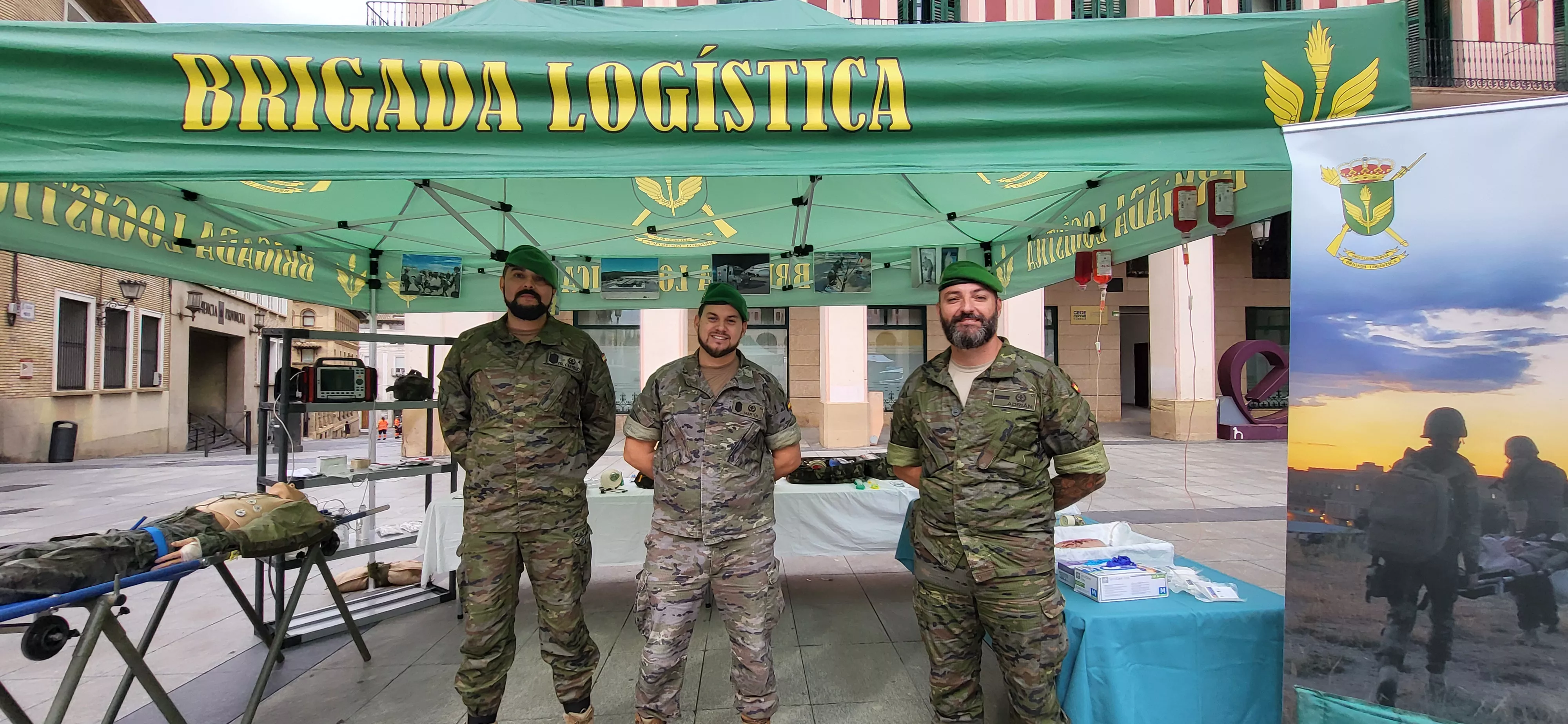 Feria de los Primeros Auxilios y Emergencias en Huesca. Foto Mercedes Manterola