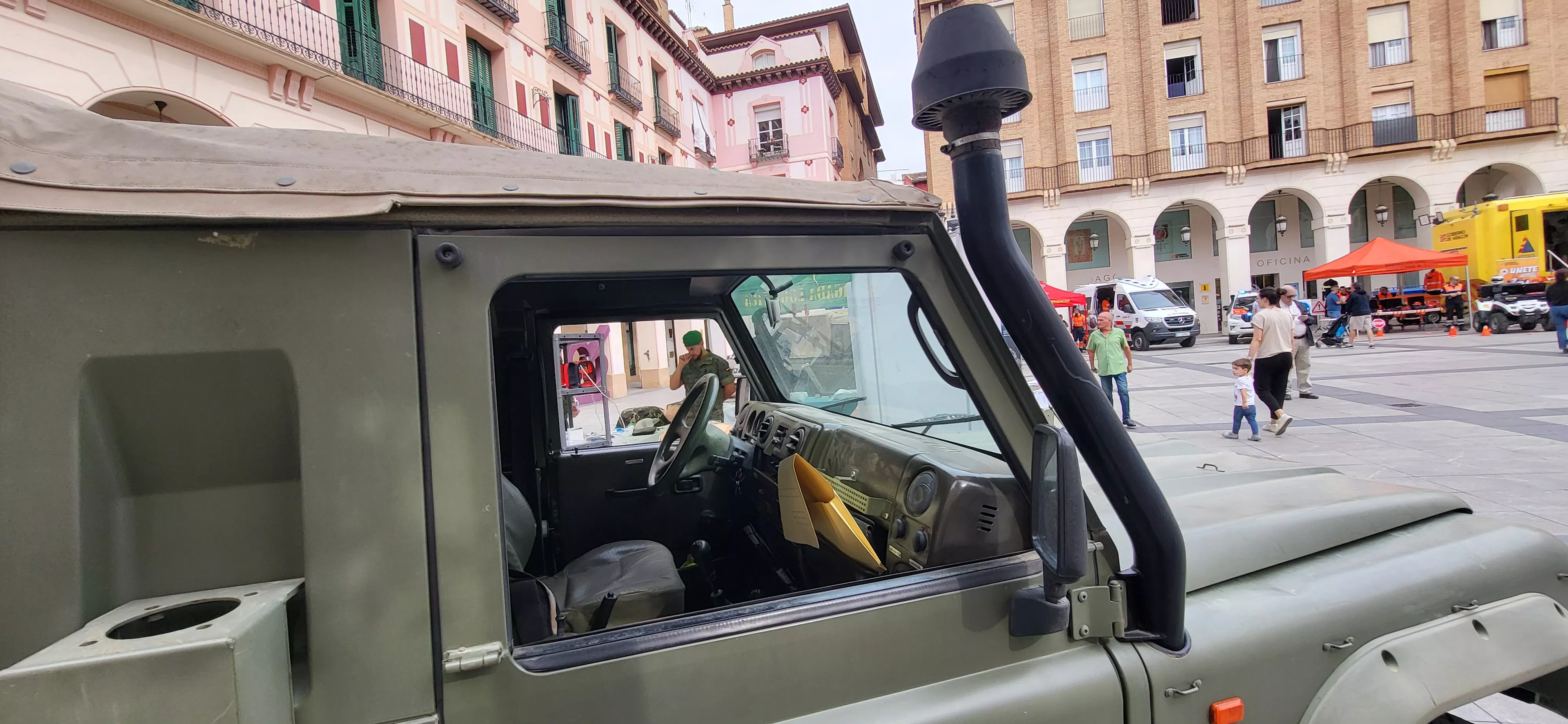 Feria de los Primeros Auxilios y Emergencias en Huesca. Foto Mercedes Manterola