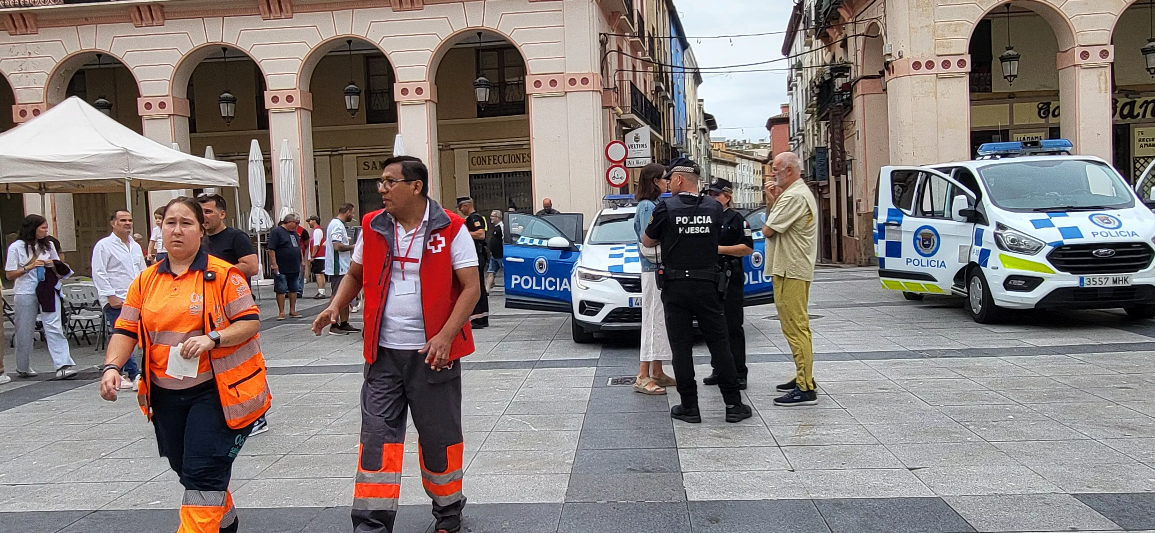 Feria de los Primeros Auxilios y Emergencias en Huesca. Foto Mercedes Manterola