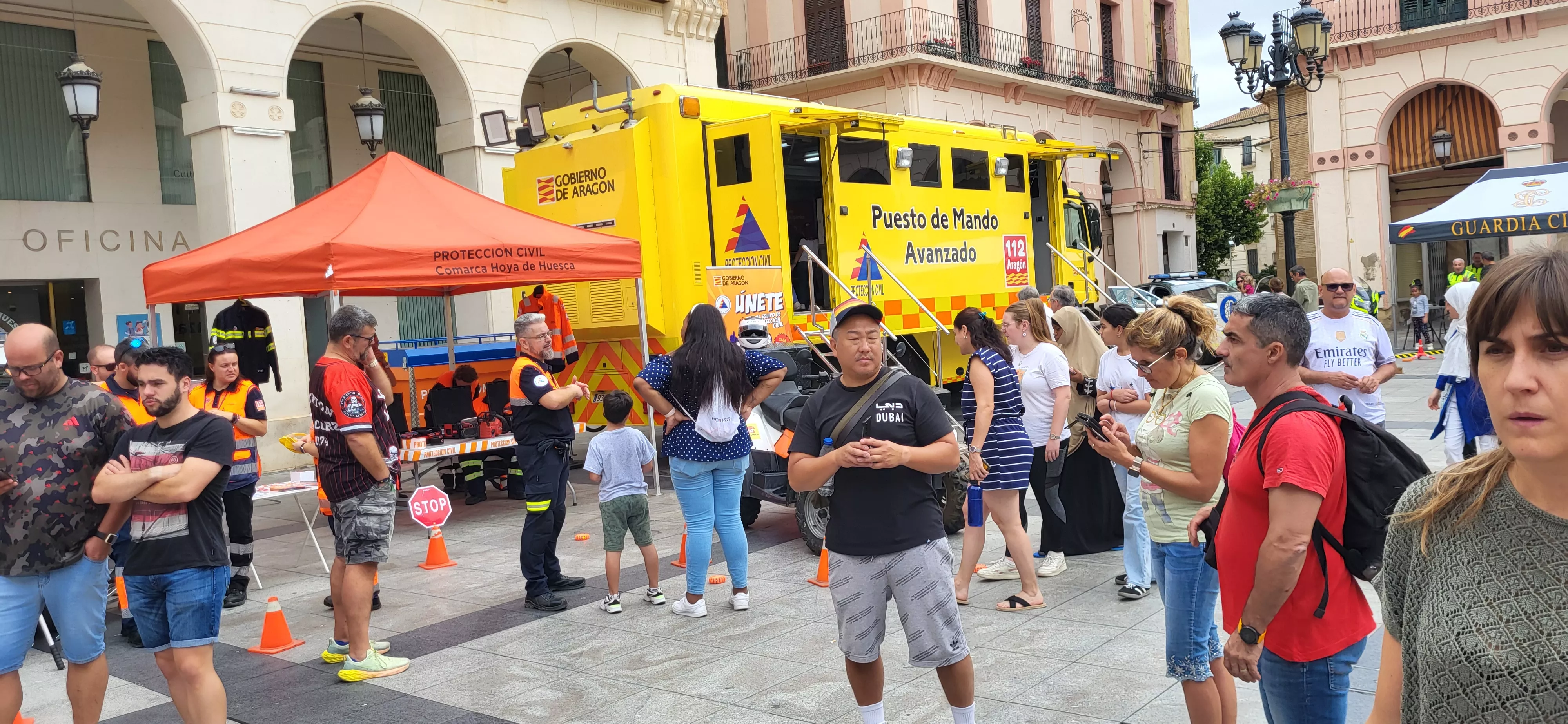 Feria de los Primeros Auxilios y Emergencias en Huesca. Foto Mercedes Manterola
