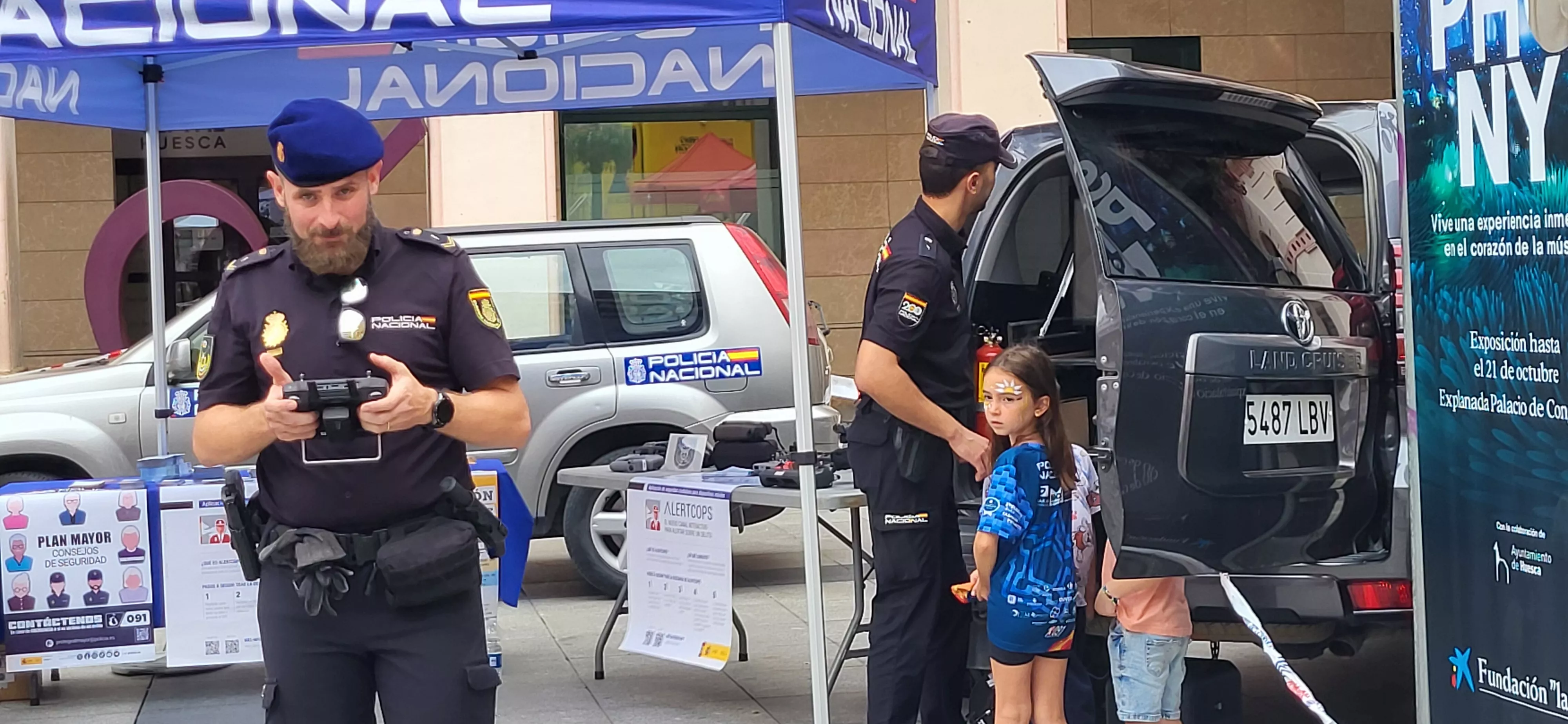 Feria de los Primeros Auxilios y Emergencias en Huesca. Foto Mercedes Manterola